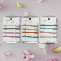 B-056 CARTON PINZA PARA CABELLO RECTO EN HIERRO CON PLASTICO COLORES