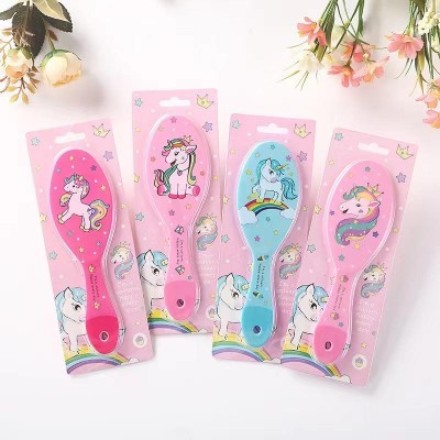 ★1-008 PEINE PARA NIÑAS DE UNICORNIO 20CM*8CM