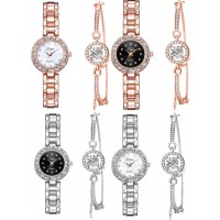 ★K-035 SET RELOJ Y PULSERA MODERNO LUPAI #A