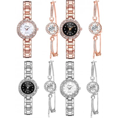 ★K-035 SET RELOJ Y PULSERA MODERNO LUPAI #A