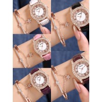 ★1-072 RELOJ CON PULSERA DAMA