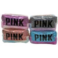 T7-96 PORTACOSMETIC PINK X 5PCS