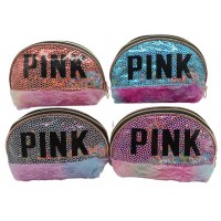 T7-100 PORTACOSMETC PINK X 5 PCS