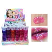 6MA-006 BRILLO LABIAL ESCARCHADO MISS YANNUO X 24PCS 
