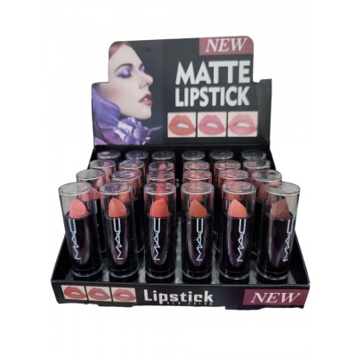 5MA-8012 LIP STICK LABIAL CREMOSO MAC 24HORAS X24PCS