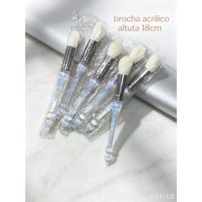 8AC-0101 AAA BROCHA MANGO DE CRISTAL INDIVIDUAL 