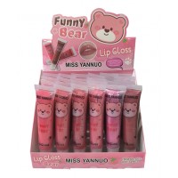 6MA-012 BRILLO COLOR METALIZADO MISS YANNUO OSITO X 24PCS 