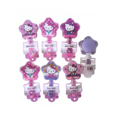 A4-024 CEPILLO PARA EL CABELLO DE ESTRELLA HELLO KITTY 16CM*8CM