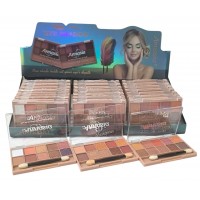 6MA-064 PALETA DE SOMBRAS TONO TIERRA ANNASIA 10 TONOS  X24 PCS