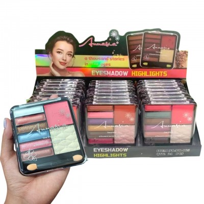 6MA-065 PALETA DE SOMBRAS PARA OJOS Y ROSTRO ANNASIA X 24PCS