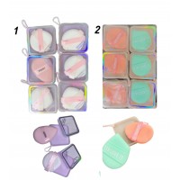3MA-9695 DOCENA BORLA PARA MAQUILLAJE GRANDE X UNIDAD
