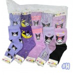 4TR-4017 MEDIAS LARGAS DE ALGODON SANRIO X 10 PARES 