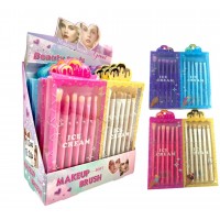 5MA-074 SET DE BROCHAS PARA SOMBRAS ICE CREAM 6PCS 5MA-074 SET DE BROCHAS PARA SOMBRAS ICE CREAM 6PCS