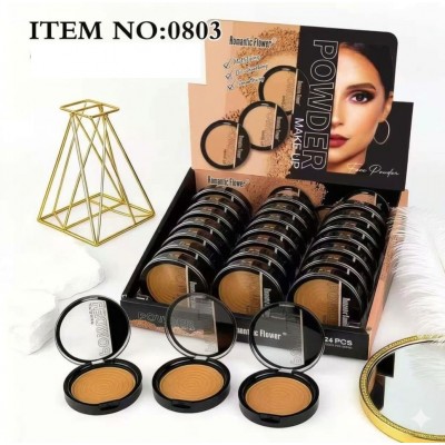 6MA-0803 POLVO COMPACTO POWDER ROMANTIC FLOWER X 24PCS 