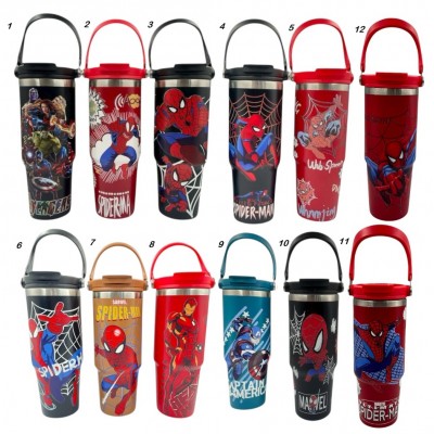 4TB-4057 TERMO DE ACERO INOXIDABLE DE SUPERHEROE 900ML