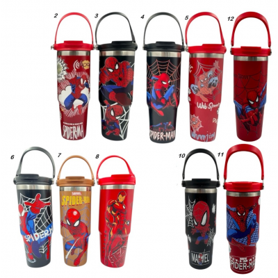 4TB-4057 TERMO DE ACERO INOXIDABLE DE SUPERHEROE 900ML