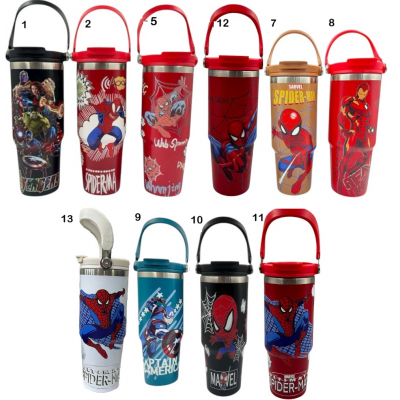 4TB-4057 TERMO DE ACERO INOXIDABLE DE SUPERHEROE 900ML