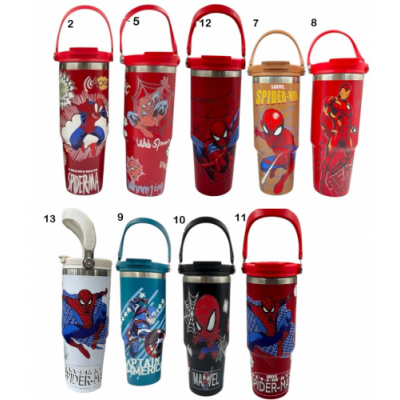 4TB-4057 TERMO DE ACERO INOXIDABLE DE SUPERHEROE 900ML
