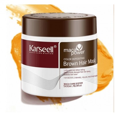 5CU-5035 MASCARILLA KARSEEL DEPOSITO DE COLOR PARA CABELLO CASTAÑO 