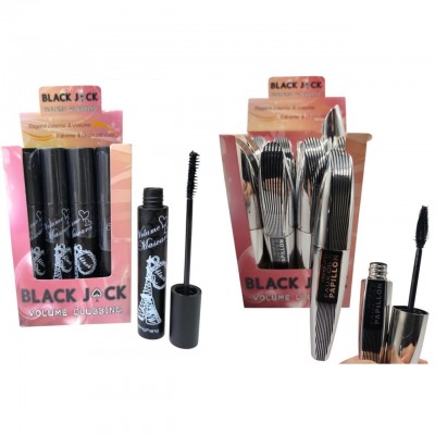 5MA-6873-1 MASCARA DE PESTAÑA BLACK JACK X12PCS