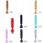 A14-015 165g 82 inch KANEKALON EXTENCIONES PARA HACER TRENZAS UNICOLOR 