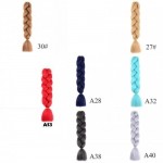 A14-015 165g 82 inch KANEKALON EXTENCIONES PARA HACER TRENZAS UNICOLOR 