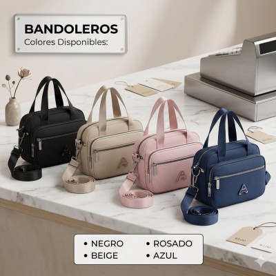6BB-6626   BANDOLERO DE TELA OXFORD