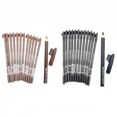 5MA-65620 LAPIZ DELINEADOR CREMOSO CON CEPILLO MAC MEIREN 12PCS