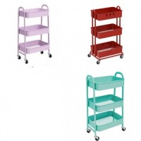 5TR-5044 CARRITO AUXILIAR DE METAL DE 3 NIVELES 5TR-5044 CARRITO AUXILIAR DE METAL DE 3 NIVELES