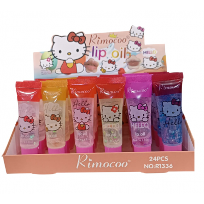 6MA-1336 BRILLO LABIAL HELLO KITTY RIMOCOO X 24PCS 