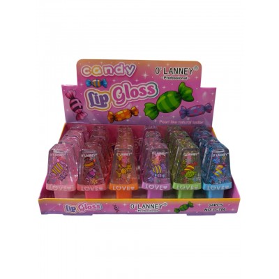 MA-LC706 BRILLO MAGICO DE PALETA CANDY LIP GLOSS X24 PCS