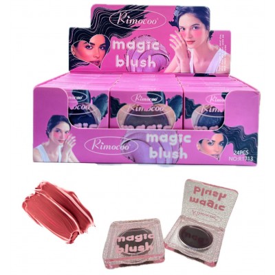 3MA-1713 RUBOR EN CREMA MAGICO RIMOCOO MAGIC BLUSH X 24 PCS