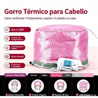 7TR-002 GORRO TERMICO ELECTRICO PARA TRATAMIENTOS CAPILARES 110V 7TR-002 GORRO TERMICO ELECTRICO PARA TRATAMIENTOS CAPILARES 110V