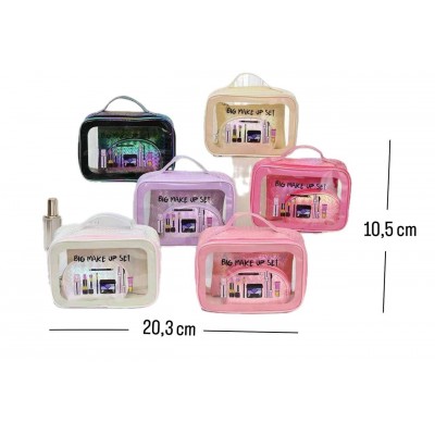 2BB-2044 SET DE PORTACOSMETICO BIG MAKE UP SET X 3 PCS 
