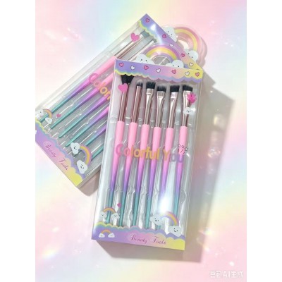 8AC-1913 SET DE BROCHA ARCOIRIS X6