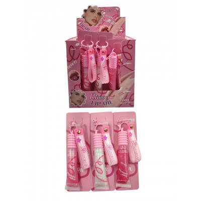 5MA-1981 BRILLO LABIAL LIP OIL LLAVERO RIMOCOO X 12PCS