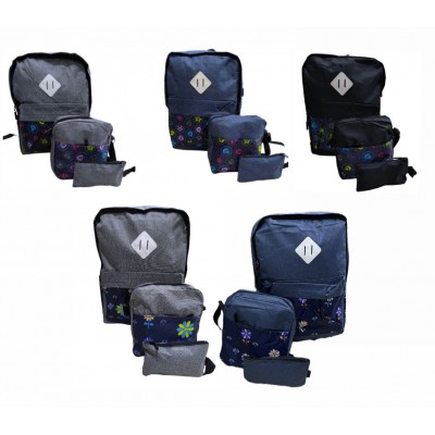 2BB-7019 SET DE BOLSOS DE CABALLEROS DE 3 PIEZAS #Q 