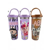 4TB-4052 TERMO DE ACERO INOXIDABLE DE SERIE LABUBU 900ML