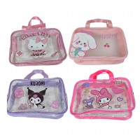 P14-024 CARTERA PLASTICA TRASPARENTE DE SANRIO 
