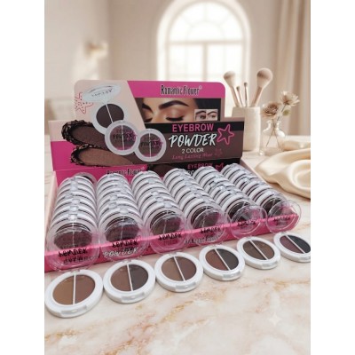 8MA-2057 CAJA SOMBRA DE CEJAS EYEBROW POWER 2 COLORES X 48PCS 