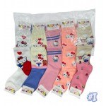 4TR-4017 MEDIAS LARGAS DE ALGODON SANRIO X 10 PARES 