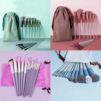 2MA-0006 SET DE BROCHAS CON BOLSITA TERCIOPELADA DE 13 PCS