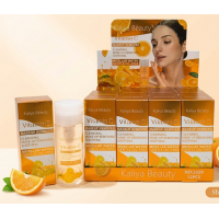 6CU-2629 REMOVEDOR DE MAQUILLAJE VITAMINA C KALIYA BEUATY X 12PCS 
