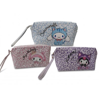 2BB-2035 PORTACOSMETICOS ANIMAL PRINT DE SANRIO CUADRADO 
