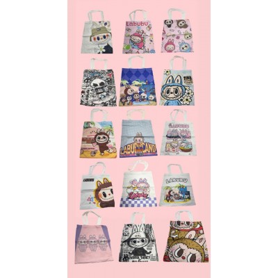 3BB-3004 BOLSO DE LONA DE LABUBU 40*35CM (SURTIDA)  