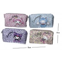 2BB-2035 PORTACOSMETICOS ANIMAL PRINT DE SANRIO CUADRADO 