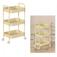 2TR-015 CARRITO AUXILIAR DE 3 NIVELES DE METAL 76CMX42CM