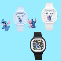 3EL-3012 RELOJ ANALOGICO INFANTIL DE STITCH GOMA 