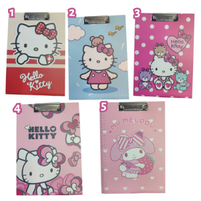 A12-052 TABLAS DE APOYO HELLO KITTY, MELODY SURTIDAS 31*22CM