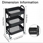 4TR-4010 CARRITO AUXILIAR DE METAL DE 3 NIVELES 